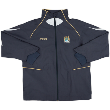 2006-07 Manchester City Reebok Track Jacket - 8/10 - (L.Boys)