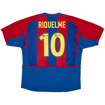 2002-03 Barcelona Home Shirt Riquelme #10 - 8/10 - (XL)