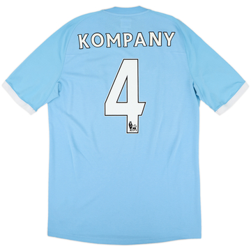 2010-11 Manchester City Home Shirt Kompany #4 - 6/10 - (M)