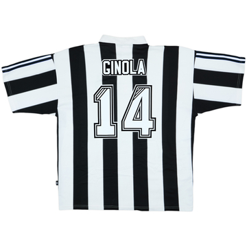 1995-97 Newcastle Home Shirt Ginola #14 - 7/10 - (XXL)
