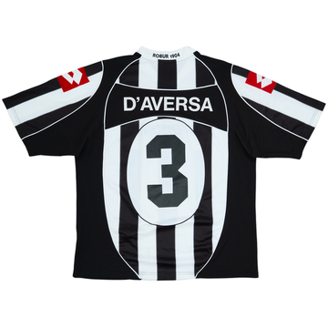 2003-04 Siena Home Shirt D'Aversa #3 - 10/10 - (XL)