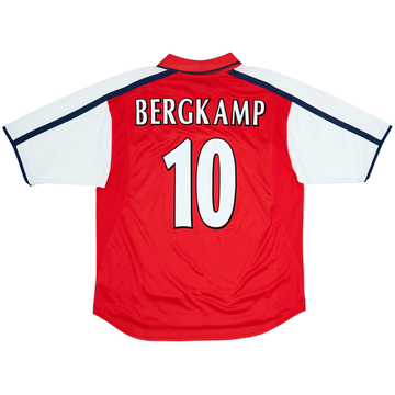 2000-02 Arsenal Home Shirt Bergkamp #10 - 10/10 - (L)
