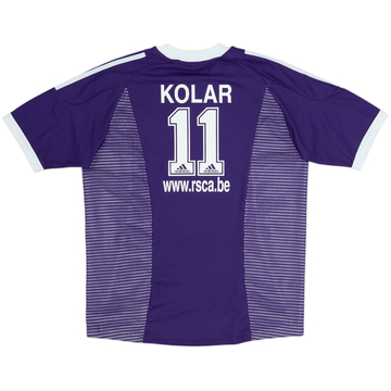 2002-03 Anderlecht Away Shirt Kolar #11 - 4/10 - (XL.Boys)