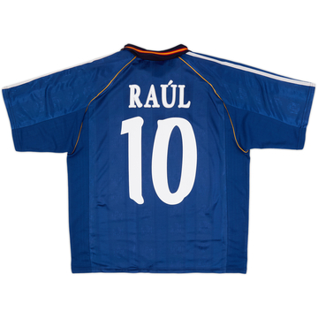 1999-00 Spain Away Shirt Raul #10 - 7/10 - (L)