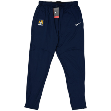 2013-14 Manchester City Nike Track Pants/Bottoms (XL)