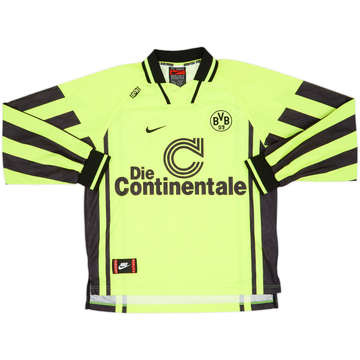 1996-97 Borussia Dortmund Home L/S Shirt - 8/10 - (L)