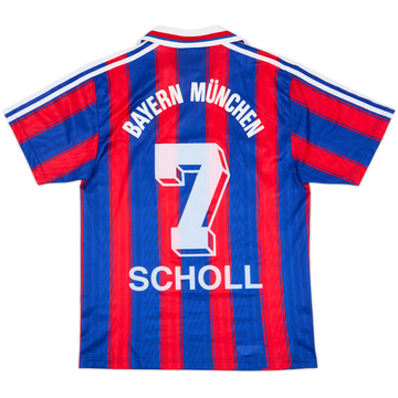 1995-97 Bayern Munich Home Shirt Scholl #7 - 6/10 - (S)