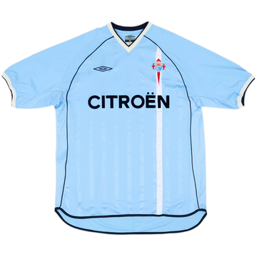 2001-03 Celta Vigo Camiseta Local - 8/10 - (XL)