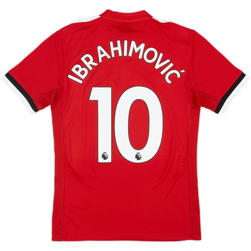 2017-18 Manchester United Home Shirt Ibrahimovic #10 - 10/10 - (XS)
