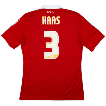 2010-11 Middlesbrough Home Shirt Haas #3 - 7/10 - (M)