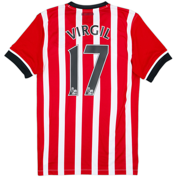 2016-17 Southampton Home Shirt Virgil #17 - 6/10 - (M)