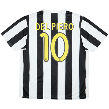 2009-10 Juventus Home Shirt Del Piero #10 - 6/10 - (L)