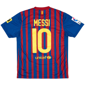 2011-12 Barcelona Home Shirt Messi #10 - 8/10 - (M)