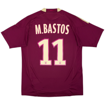 2010-11 Lyon Away Shirt M.Bastos #11 - 6/10 - (15-16 Years)
