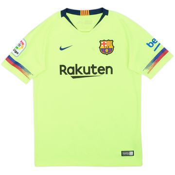 2018-19 Barcelona Away Shirt - 6/10 - (L.Boys)