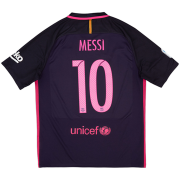 2016-17 Barcelona Away Shirt Messi #10 - 8/10 - (L)
