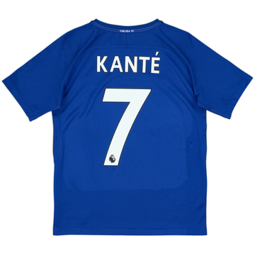 2017-18 Chelsea Home Shirt Kante #7 - 6/10 - (XL.Boys)