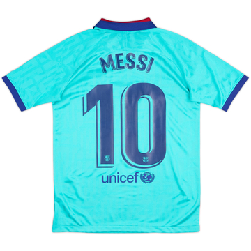 2019-20 Barcelona Third CL Shirt Messi #10 - 8/10 - (14-15 Years)