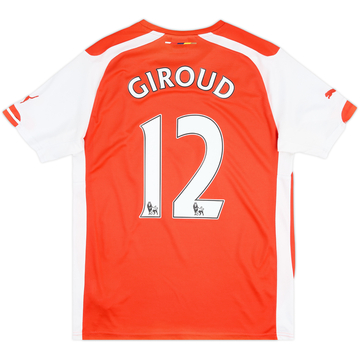 2014-15 Arsenal Home Shirt Giroud #12 - 6/10 - (M)