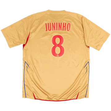 2007-08 Lyon Away Shirt Juninho #8 - 6/10 - (XL)