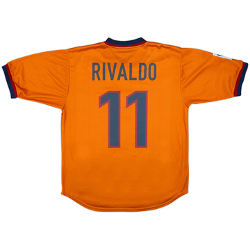 1998-00 Barcelona Away Shirt Rivaldo #11 - 7/10 - (M)