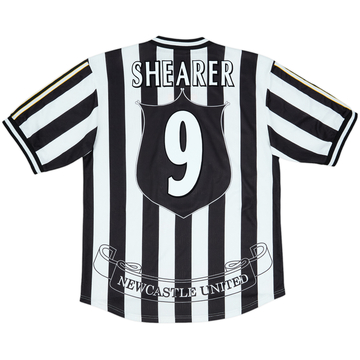 1997-99 Newcastle Home Shirt Shearer #9 - 6/10 - (L)