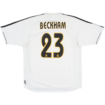 2003-04 Real Madrid Home Shirt Beckham #23 - 6/10 - (M)