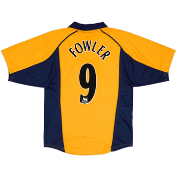 2000-02 Liverpool Away Shirt Fowler #9 - 8/10 - (M)