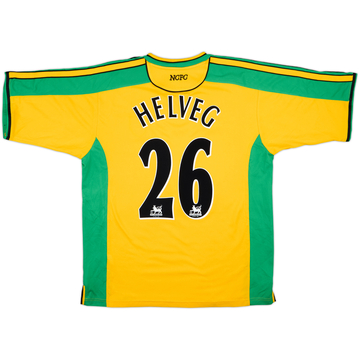 2003-05 Norwich Home Shirt Helveg #26 - 8/10 - (L)