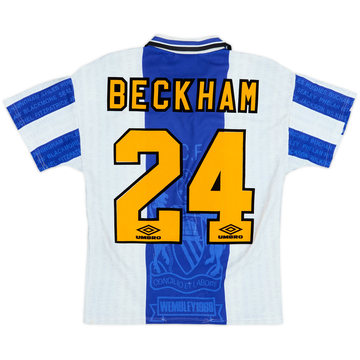 1994-96 Manchester United Third Shirt Beckham #24 - 6/10 - (Y)