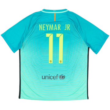 2016-17 Barcelona Third Shirt Neymar Jr #11 - 8/10 - (XL)