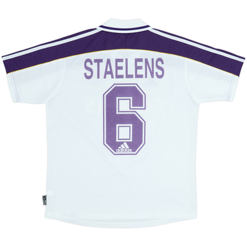 2000-01 Anderlecht Home Shirt Staelens #6 - 8/10 - (XL.Boys)