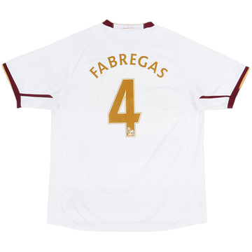 2007-08 Arsenal Away Shirt Fabregas #4 - 7/10 - (XL)