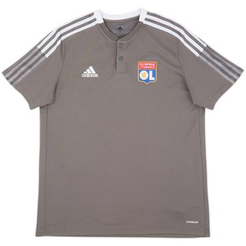 2021-22 Lyon adidas Polo Shirt - 7/10 - (M)