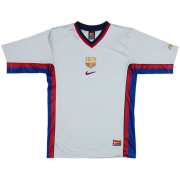 1999-01 Barcelona Basic Away Shirt - 5/10 - (14-15 Years)