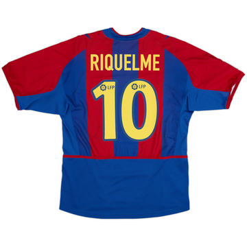2002-03 Barcelona Home Shirt Riquelme #10 - 9/10 - (M)