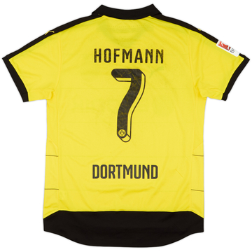 2015-16 Borussia Dortmund Home Shirt Hofmann #7 - 4/10 - (L)