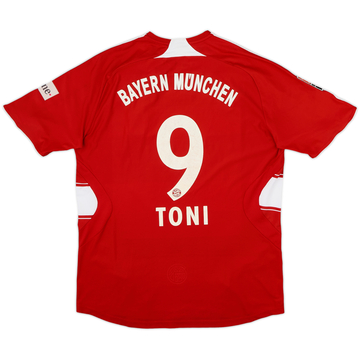 2007-08 Bayern Munich Home Shirt Toni #9 - 6/10 - (L)