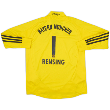 2008 Bayern Munich GK Shirt Rensing #1 - 7/10 - (M.Boys)