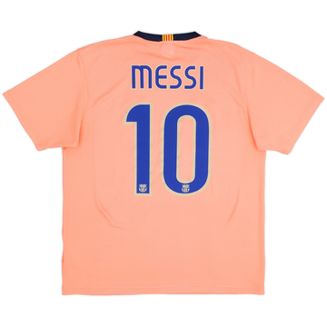 2009-10 Barcelona Basic Away Shirt Messi #10 - 6/10 - (L)