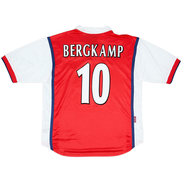1998-99 Arsenal Home Shirt Bergkamp #10 - 8/10 - (L)