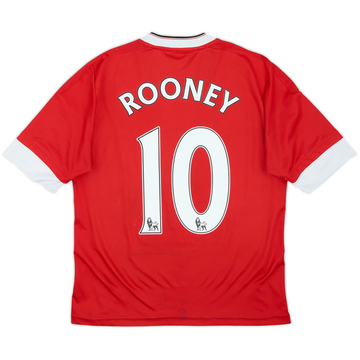 2015-16 Manchester United Home Shirt Rooney #10 - 6/10 - (XS)