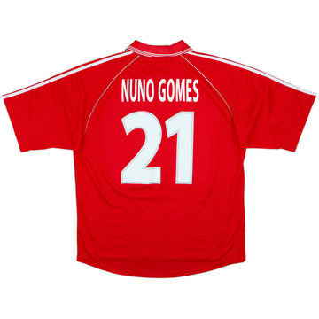 1998-99 Benfica Home Shirt Nuno Gomes #21 - 8/10 - (XL)