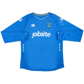2009-10 Portsmouth Home L/S Shirt - 4/10 - (L)