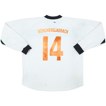 2000-02 Borussia Monchengladbach Home L/S Shirt #14 - 4/10 - (M)