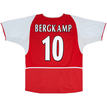 2002-04 Arsenal Home Shirt Bergkamp #10 - 5/10 - (L)