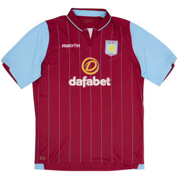 2014-15 Aston Villa Home Shirt - 5/10 - (XXL)