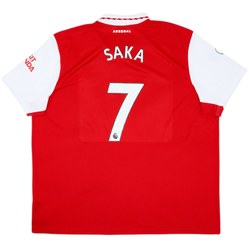 2022-23 Arsenal Home Shirt Saka #7 - 8/10 - (3XL)