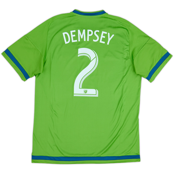 2015 Seattle Sounders adidas Home Shirt Dempsey #2 - 8/10 - (L)
