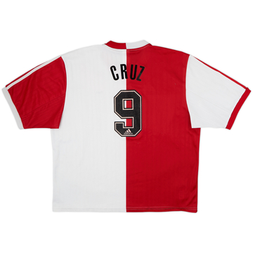 1999-00 Feyenoord Home Shirt Cruz #9 - 6/10 - (XL)